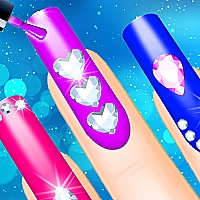 Glow Nails: Manicure Nail Salon for Girls Game Cover