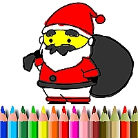BTS Santa Claus Coloring Game Cover