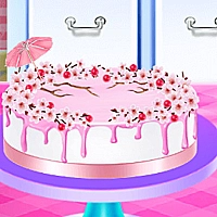 Cherry Blossom Cake Cooking Game Cover