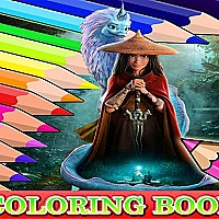 Coloring Book for Raya And The Last Dragon Game Cover