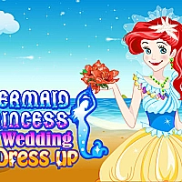 Mermaid Princess Wedding Dress up Game Cover