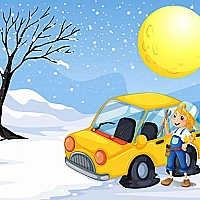 Snow Cars Jigsaw Game Cover