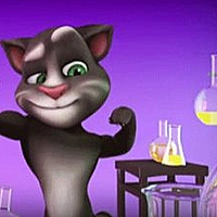 Talking Tom in Laboratory Game Cover