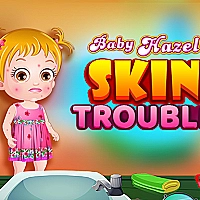 Baby Hazel Skin Trouble Game Cover