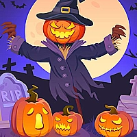 Halloween Monster Party Jigsaw Game Cover