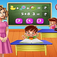 Kindergarten School Teacher Kids Learnings Game Cover