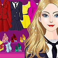 Princess High School Dress up Game Cover