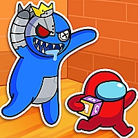 Rainbow Friends Survival Puzzle Game Cover