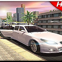Big City Limo Car Driving Simulator Game Cover