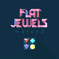 Flat Jewels Match 3 Game Cover