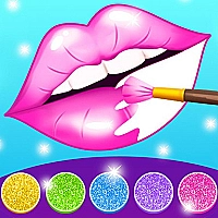 Glitter Lips Coloring Game Cover