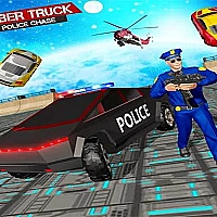 US Police CyberTruck Chase Game Cover