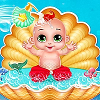 Mermaid Baby Care Game Cover