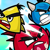 Angry Heroes Birds Game Cover