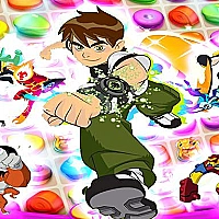 Ben 10 Gold match-3 Game Cover