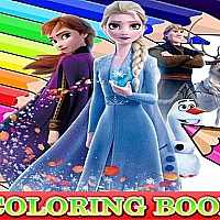 Coloring Book for Frozen Elsa Game Cover