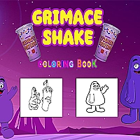 Grimace Shake Coloring Game Cover