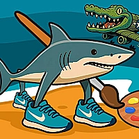 Italian Brainrot Coloring Pages Game Cover