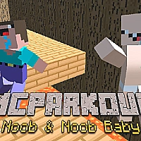 MCParkour Noob &amp; Noob Baby Game Cover