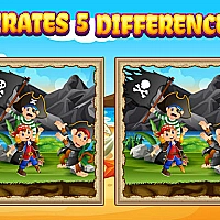 Pirates 5 Differences Game Cover
