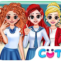 BFF Princess Back To School Game Cover