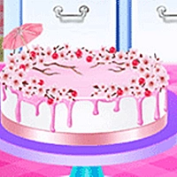 Cherry Blossom Cake Cooking - Food Game Cover