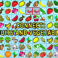 Connect: Fruits and Vegetables Game Cover