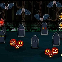 Cemetery Halloween Game Cover