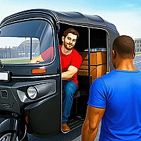 City Tuk Tuk Rickshaw Game Cover