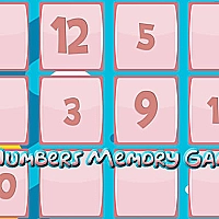 Memory With Numbers Game Cover