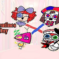 Valentines Day: The Digital Circus Game Cover