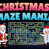 Christmas Maze Mania Game Cover
