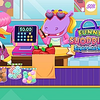 Funny Shopping Supermarket Game Cover