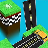Blocky Taxy ZigZag Game Cover
