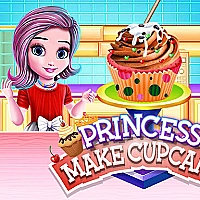 PRINCESS MAKE CUP CAKE Game Cover