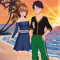 Anime Couples Dress Up 1 Game Cover