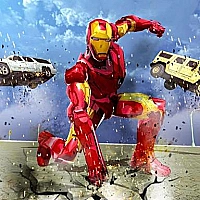 Flying Iron Hero Game Cover