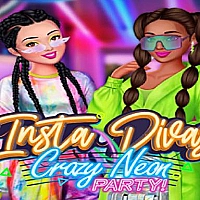 Insta Divas Crazy Neon Party Game Cover