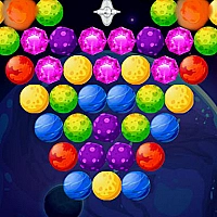 Bubble Shooter Planets Game Cover