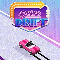 Retro Car Drift Game Cover