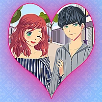 Romantic Anime Couples Dress Up Game Cover