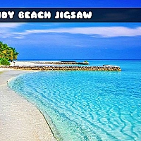 Sandy Beach Jigsaw Game Cover