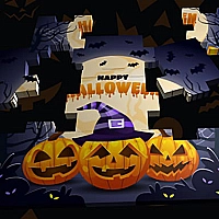 3D Halloween Jigsaw Game Cover