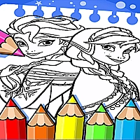 Frozen Coloring Book Game Cover