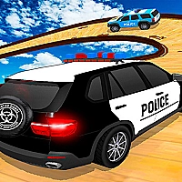 Police Prado Car Stunt Ramp Car Racing 3D Game Cover