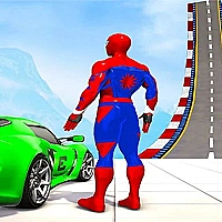 ZigZag Car Spiderman Racer -3D Game Cover