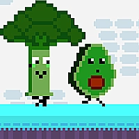 Cat Chef vs Fruits - 2 Player Game Cover