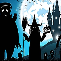 Crazy Halloween Memory Game Cover