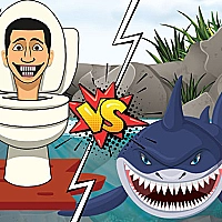 Hungry Shark Vs Skibidi Game Cover