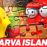 larva island Jigsaw Puzzle Game Cover